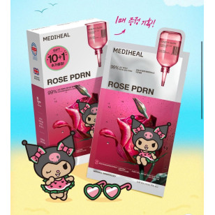 Mediheal x Tanning Kuromi - Rose PDRN Essential Mask 限定套裝