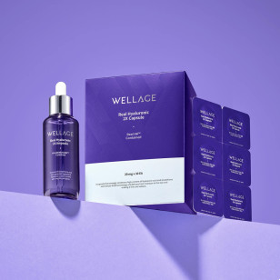 WELLAGE 2X套裝(透明質酸 2X膠囊30粒 + 2X安瓿70ml)