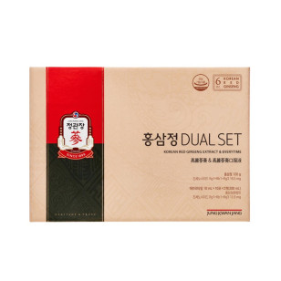 韓國JKJ正官莊紅蔘精EVERYTIME 紅參精雙效套裝 (紅參精120g➕每次20包）