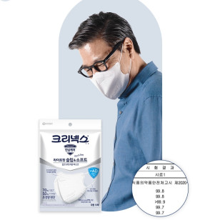 Kleenex 白色纖薄柔軟 夏天專用口罩 Light Fit Slim & Soft Mask