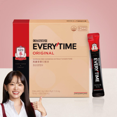 韓國 JKJ正官莊紅參精Everytime (11.6mg) 30包