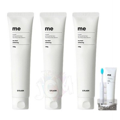 E:FLASH ME FLASH 專屬美白牙膏 3支set  (預防蛀牙/牙周病)