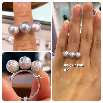 Akoya 10.5MM 18K 玫瑰系列