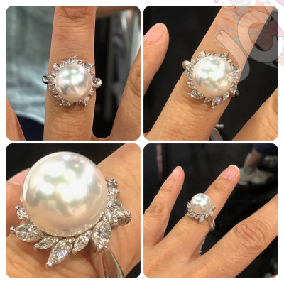 澳白珍珠 18K 介指