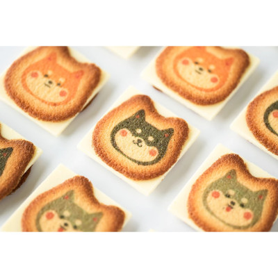 日本豊上製菓 柴犬造型曲奇禮盒 (8枚) 