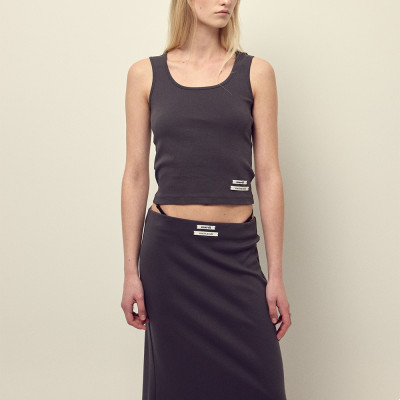 U領修身背心 4色 TANK SCOOP NECK DOUBLE