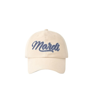 CAP MARDI CHAIN VINTAGE LOGO (LIGHTBEIGE)
