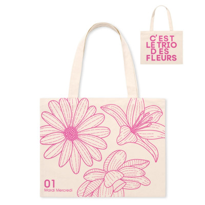 三重花包 7色 CANVAS BAG TRIPLE FLOWER