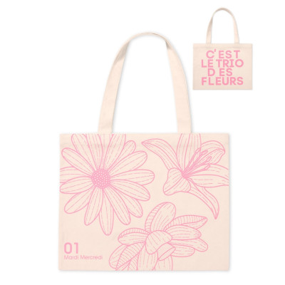 三重花包 7色 CANVAS BAG TRIPLE FLOWER