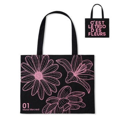 三重花包 7色 CANVAS BAG TRIPLE FLOWER