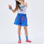 兒童條紋荷葉邊短褲 2色 KIDS FRILL SHORTS STRIPE_BLUE