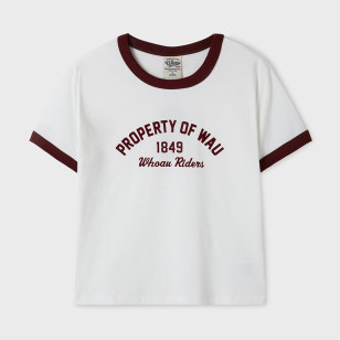 Biker Ringer T-shirt(F) 顯瘦修身