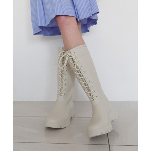 Rockfish Weatherwear 厚底繫帶長雨靴 FLATFORM LACEUP RAIN BOOTS LONG - 3 colors