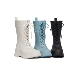 Rockfish Weatherwear 厚底繫帶中長雨靴 FLATFORM LACEUP RAIN BOOTS MIDDLE - 3 colors